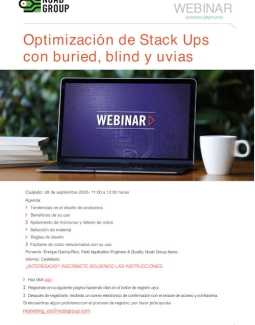 Optimización de Stack Ups con buried, blind y uvias